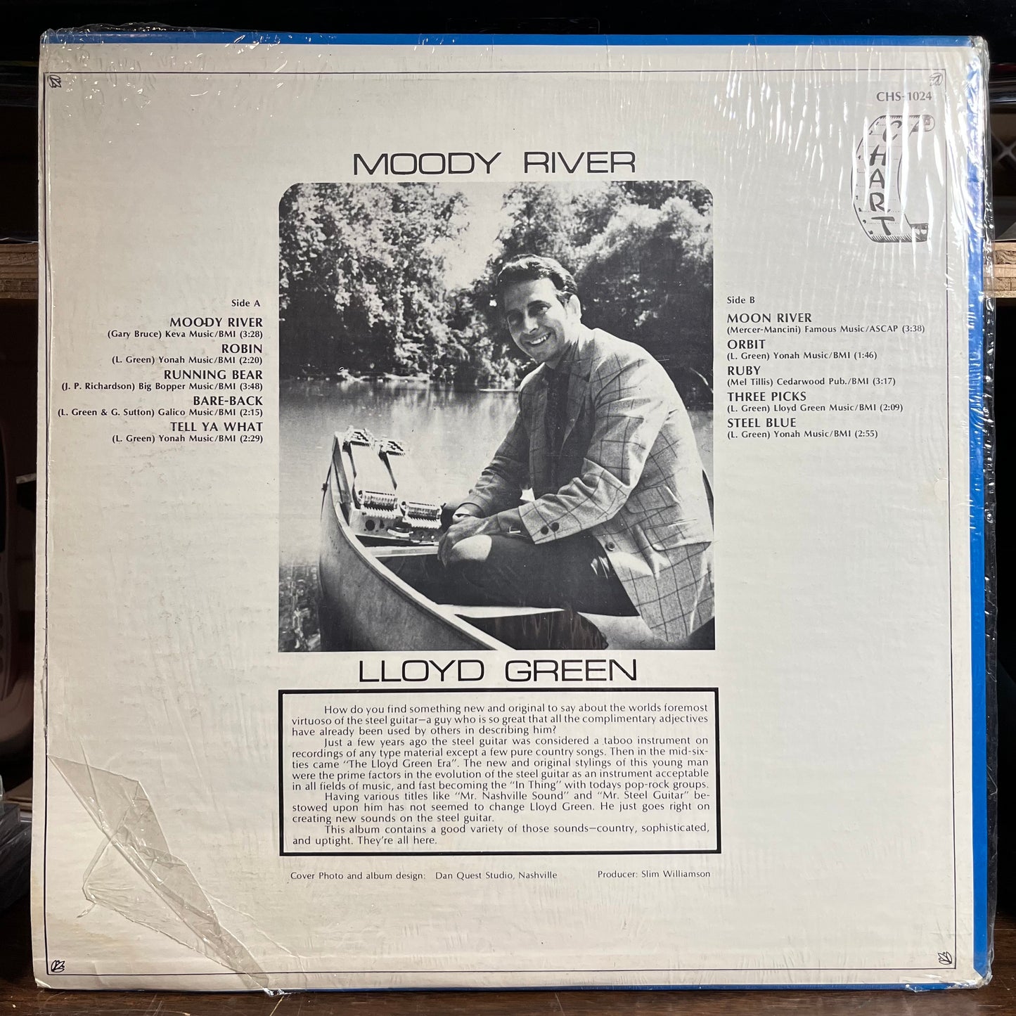 Moody River (VINYL) | Very Good Plus Plus (VG++) Near Mint- (NM-) - COUNTRY / USED *VERY GOOD++*