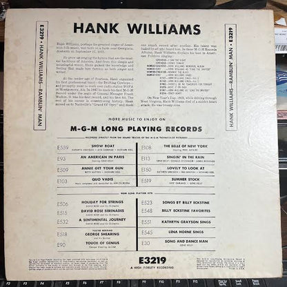 Ramblin' Man (VINYL) | Very Good Plus (VG+) Excellent (EX) - COUNTRY / USED *VERY GOOD+*