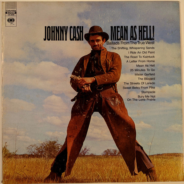 Johnny Cash - Mean As Hell! - Ballads From The True West *STEREO/TERRE HAUTE* | Very Good Plus (VG+) Near Mint (NM) - COUNTRY / USED *VERY GOOD++*