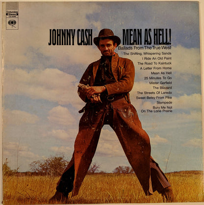 Johnny Cash - Mean As Hell! - Ballads From The True West *STEREO/TERRE HAUTE* | Very Good Plus (VG+) Near Mint (NM) - COUNTRY / USED *VERY GOOD++*