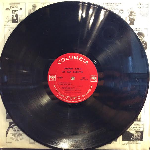 Johnny Cash At San Quentin (VINYL) | Very Good Plus Plus (VG++) Excellent (EX) - COUNTRY / USED *VERY GOOD++*