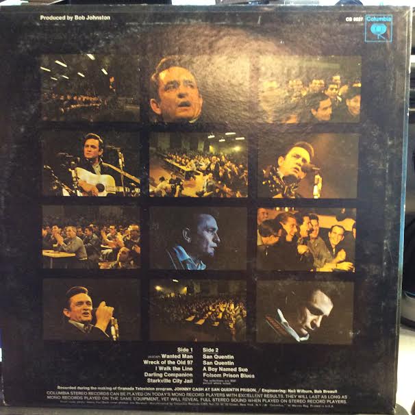 Johnny Cash At San Quentin (VINYL) | Very Good Plus Plus (VG++) Excellent (EX) - COUNTRY / USED *VERY GOOD++*