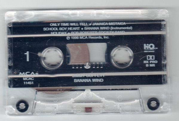 Jimmy Buffett - Banana Wind (CASSETTE) | Very Good Plus (VG+) Very Good Plus (VG+) - COUNTRY / USED *VERY GOOD+*