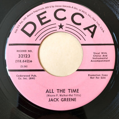 Wanting You But Never Having You / All The Time (7") | Very Good Plus (VG+) Generic - COUNTRY / USED *VERY GOOD+*