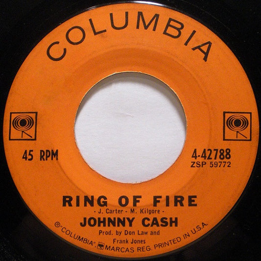 Ring Of Fire (7" VINYL) | Very Good (VG) Generic - COUNTRY / USED *VERY GOOD*