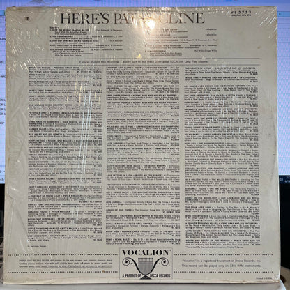 Patsy Cline - Here's Patsy Cline | Very Good (VG) Excellent (EX) - COUNTRY / USED *VERY GOOD*