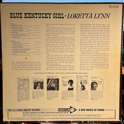 Loretta Lynn - Blue Kentucky Girl | Very Good (VG) Near Mint (NM) - COUNTRY / USED *VERY GOOD*