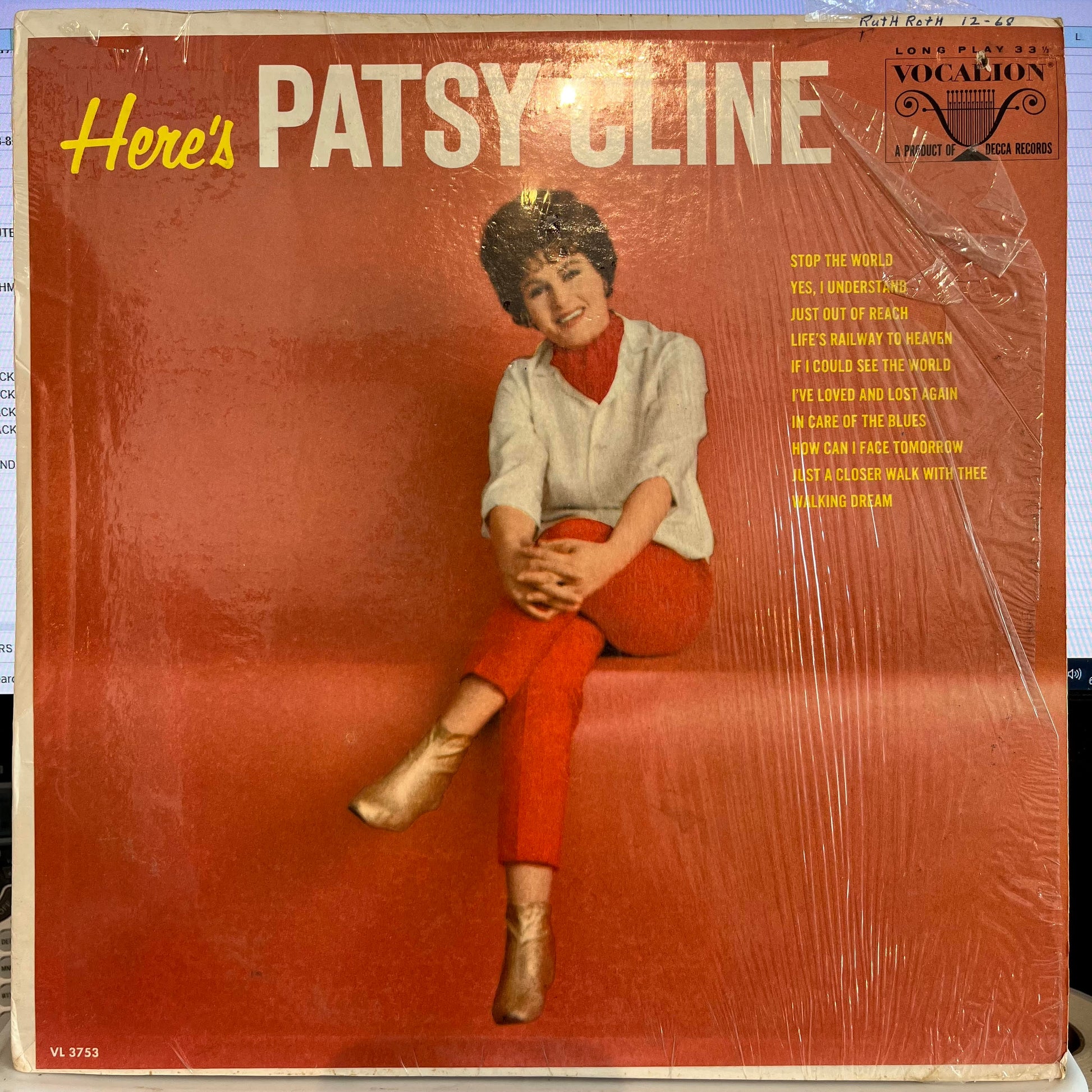 Patsy Cline - Here's Patsy Cline | Very Good (VG) Excellent (EX) - COUNTRY / USED *VERY GOOD*