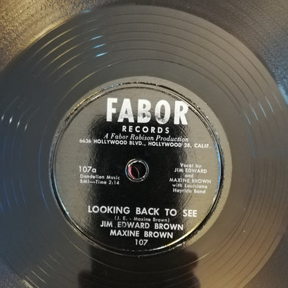 Jim Ed Brown - Looking Back To See / Rio De Janeiro | Very Good (VG) Generic - COUNTRY *VERY GOOD/78RPM*