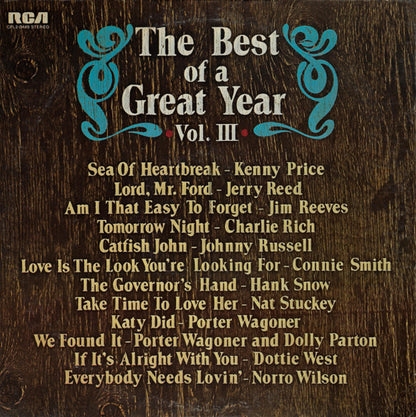 The Best Of A Great Year Vol. III *SEALED* | Mint (M) Near Mint (NM)