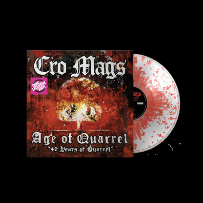 Cro-Mags - Age Of Quarrel: 40 Years Of Quarrel (Indie Exclusive) [Crystal Red Splatter] |