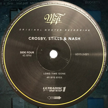 Crosby, Stills & Nash | Mint (M) Mint (M) - FOLK *SEALED/BOX/MFSL*