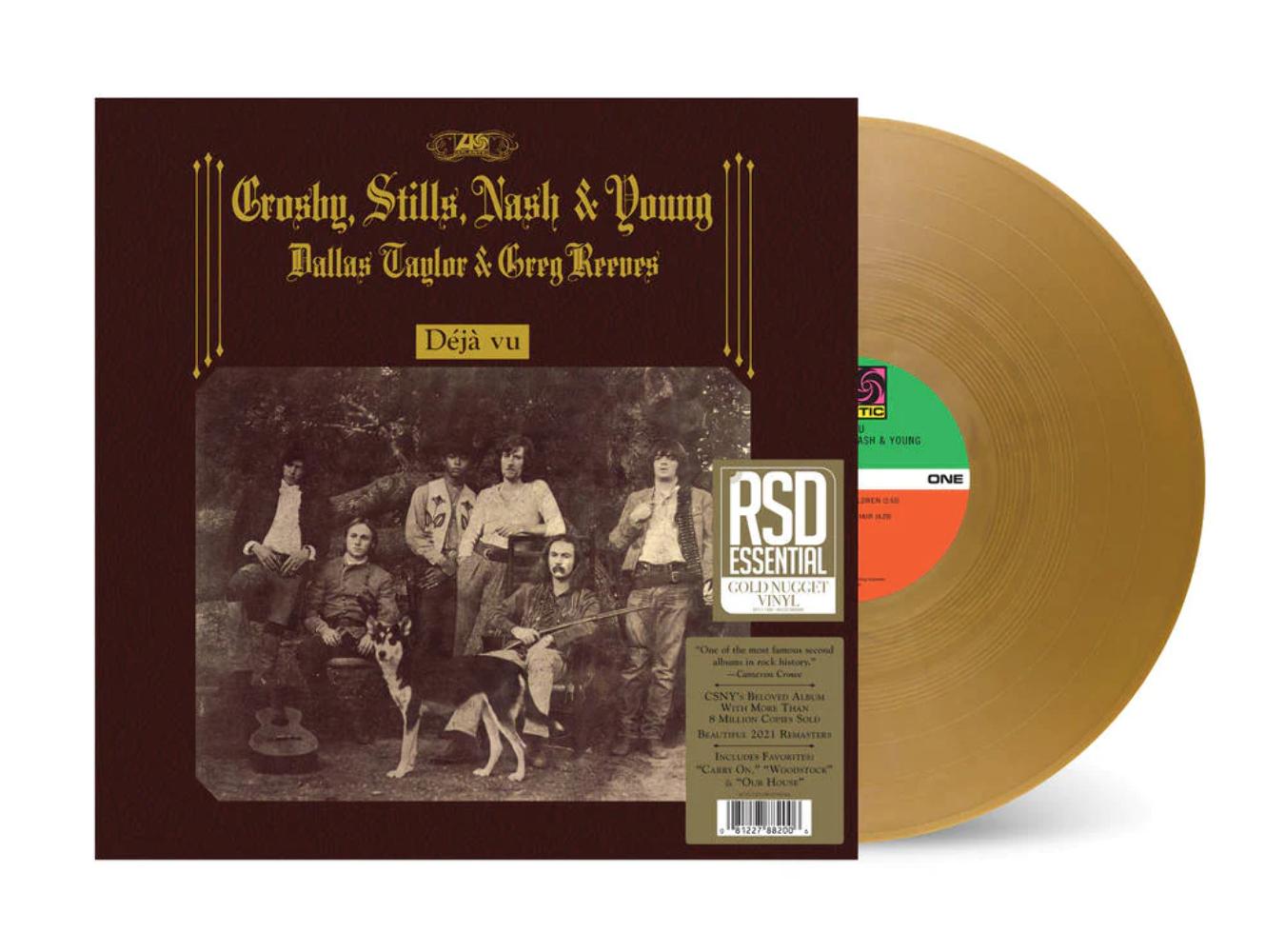Crosby Stills Nash & Young - Deja Vu (RSD IEX Gold Nugget VINYL LP Rhino RNTH882006) | NEW - FOLK *NEW/COLOR*
