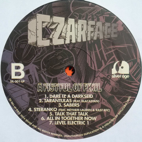 Czarface A Fistful Of Peril Silver Age LP, Album Mint (M) Mint (M)