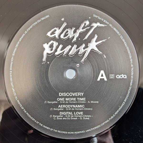 Daft Punk Discovery ADA (6) 2xLP, Album, RE, Gat Mint (M) Mint (M)