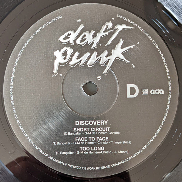 Daft Punk Discovery ADA (6) 2xLP, Album, RE, Gat Mint (M) Mint (M)