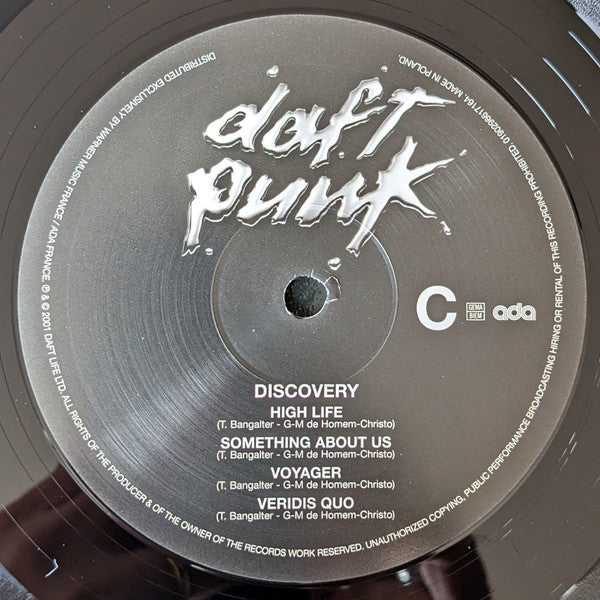 Daft Punk Discovery ADA (6) 2xLP, Album, RE, Gat Mint (M) Mint (M)