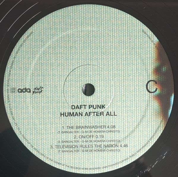 Daft Punk Human After All ADA (6) 2xLP, Album, RE, RP Mint (M) Mint (M)