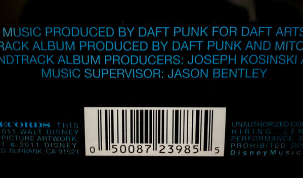 Daft Punk TRON: Legacy (Vinyl Edition Motion Picture Soundtrack) Walt Disney Records, Walt Disney Records, Walt Disney Records 2xLP, Album, RE, RP Mint (M) Mint (M)