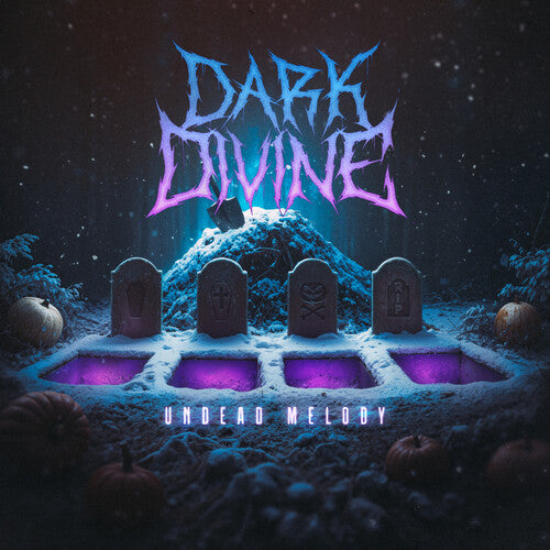 Undead Melody [Electric Blue & Violet Cloudy W/ Black Splatter] |