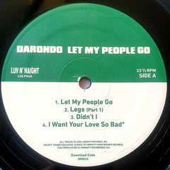 Darondo Let My People Go Luv N' Haight LP, Comp, RP Mint (M) Mint (M)