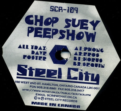 Chop Suey Peep Show | Mint (M) Generic - TECHNO