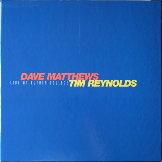 Dave Matthews & Tim Reynolds Live At Luther College RCA, Bama Rags Records Box, 150 + 4xLP, Album, RE Mint (M) Mint (M)