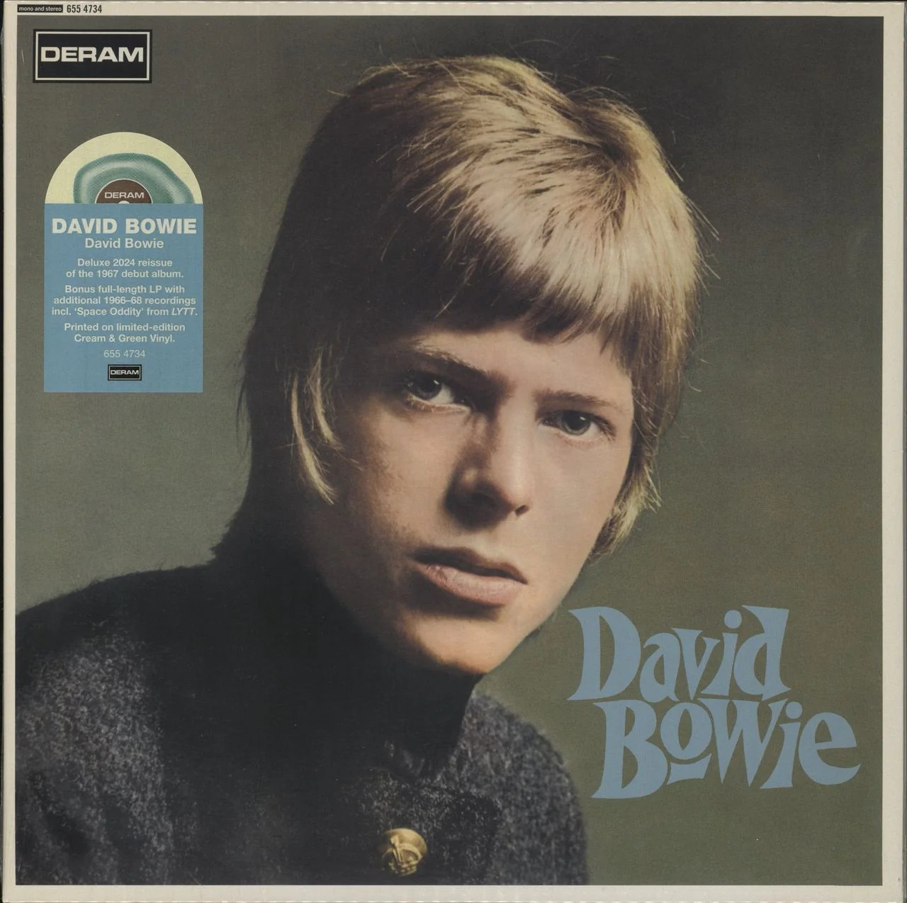 David Bowie - David Bowie (Limited Edition, Cream & Green Swirl Colored Vinyl) (2 Lp's) | - ROCK *SEALED/COLOR*