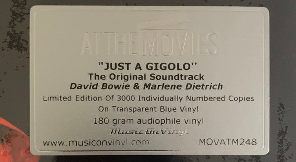 David Bowie & Marlene Dietrich Just A Gigolo (The Original Soundtrack) Music On Vinyl LP, Album, Dlx, Ltd, Num, Tra Mint (M) Mint (M)