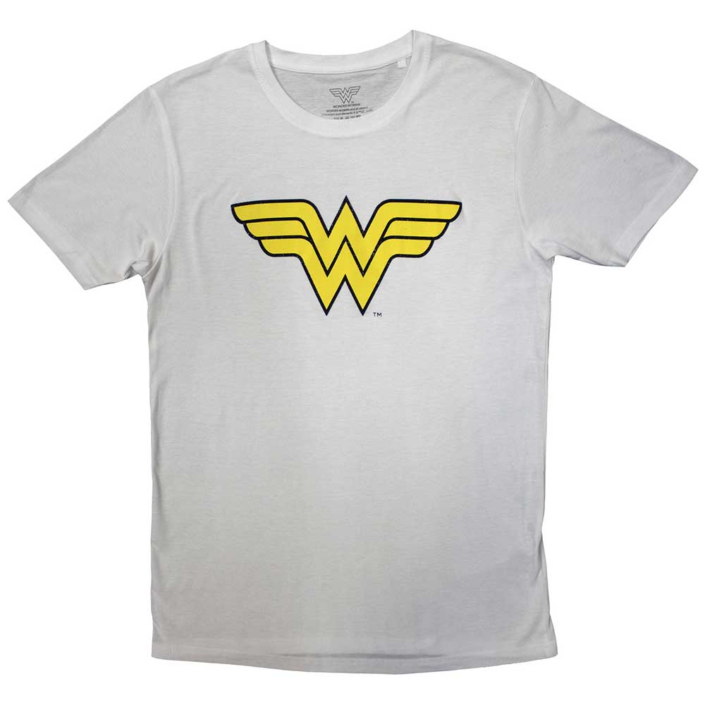 Wonder Woman - Yellow Logo | White
