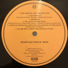 Dead Can Dance Aion 4AD LP, Album, RE Mint (M) Mint (M)