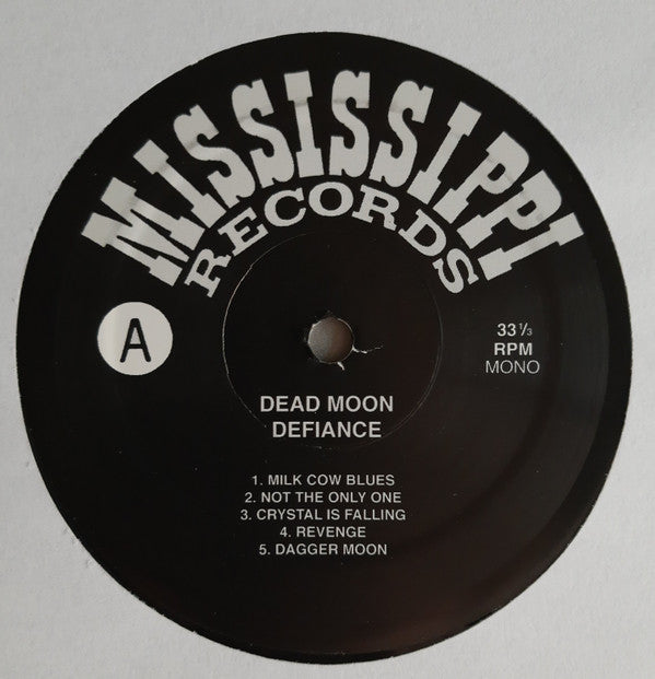 Dead Moon Defiance Mississippi Records LP, Album, Mono, RE Mint (M) Mint (M)