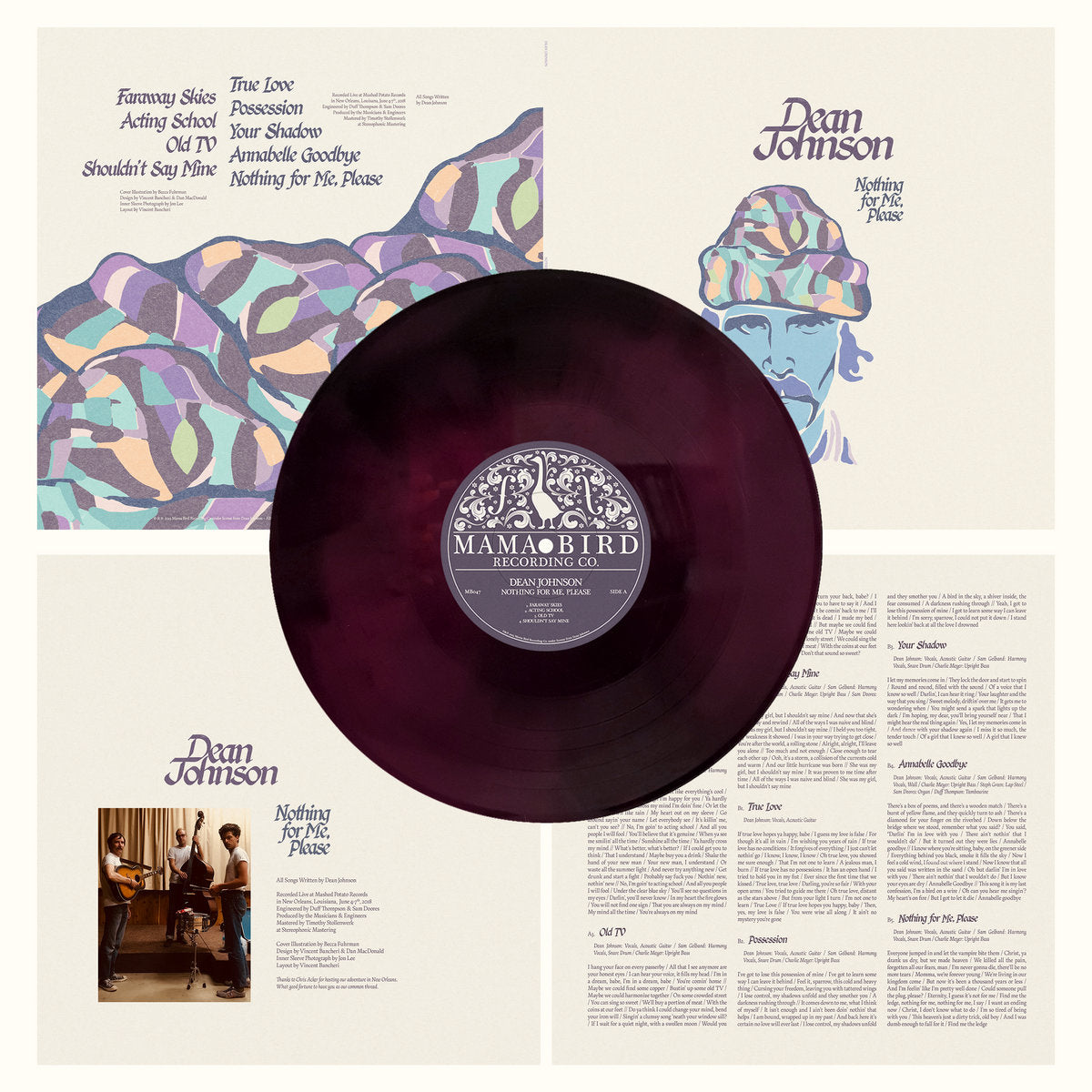 Nothing For Me, Please (Indie exclusive) (Oxblood & Black mix Vinyl) |