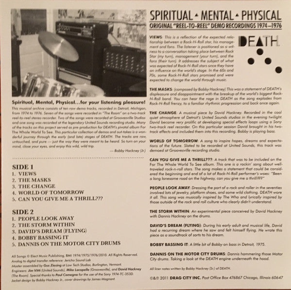 Spiritual | Mental | Physical | Mint (M) Mint (M) - HARD ROCK/PUNK