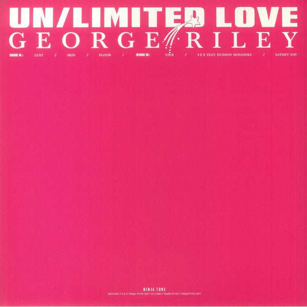 George Riley (10) - Un/limited Love (Blue Vinyl) | Mint (M) Mint (M) - DEEP HOUSE *COLOR*