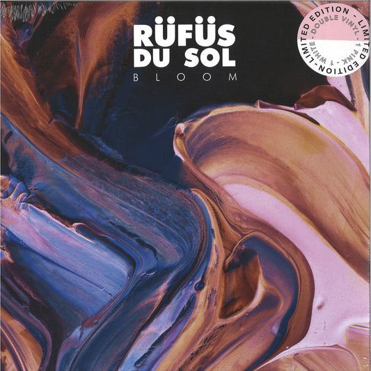 RÜFÜS DU SOL - Bloom (PINK & WHITE COLOR VINYL 2xLP SWEAT IT OUT) | NEW Mint (M) Mint (M) - DEEP HOUSE *NEW/COLOR*