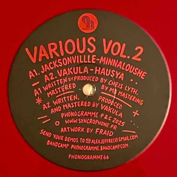 Various Vol.2 (PINK VINYL) | Mint (M) Mint (M) - DEEP HOUSE *NEW/COLOR*