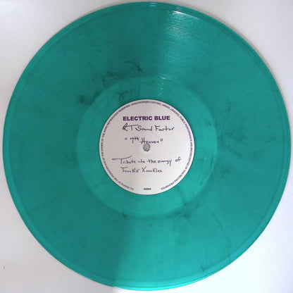 RT Sound Factor - 7th Heaven - Tribute To The Memory Of Frankie Knuckles (TURQUOISE VINYL 12" Electric Blue) | NEW - DEEP HOUSE *NEW/COLOR*