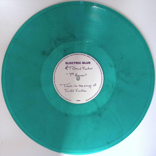 RT Sound Factor - 7th Heaven - Tribute To The Memory Of Frankie Knuckles (TURQUOISE VINYL 12" Electric Blue) | NEW - DEEP HOUSE *NEW/COLOR*