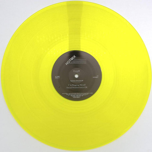 Deep88 - Summer Of Love (YELLOW VINYL 12" HotMix) | NEW - DEEP HOUSE *NEW/COLOR*