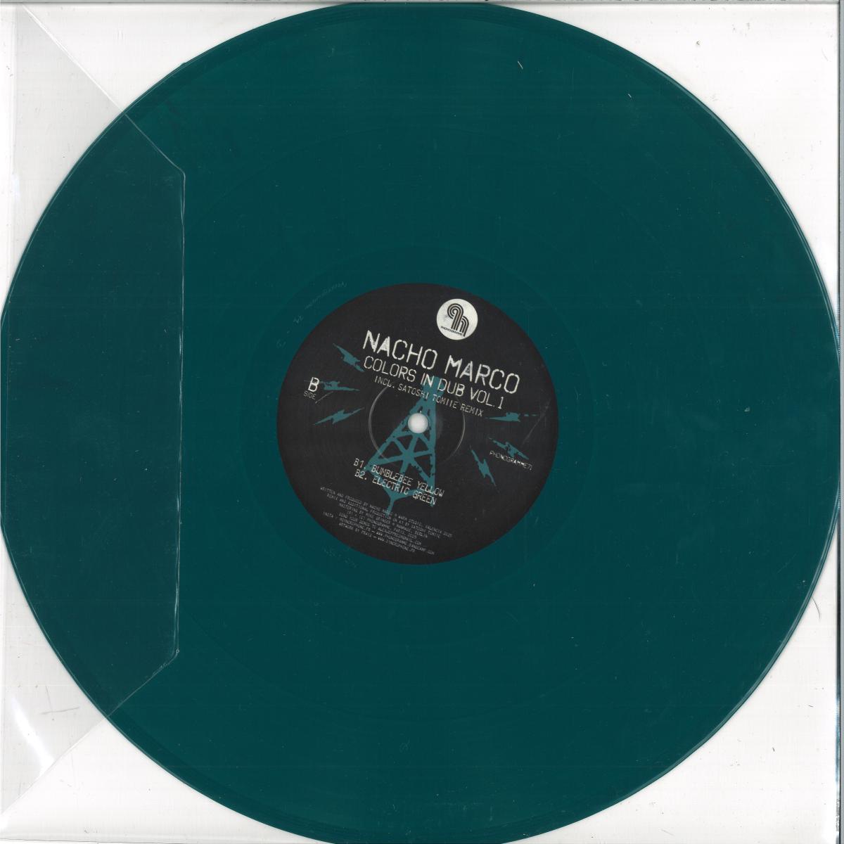 Nacho Marco - (PRESALE 9/30/26) Colors In Dub Vol. 1 (BLUE VINYL 12" Phonogramme) | NEW - DEEP HOUSE *NEW/COLOR*