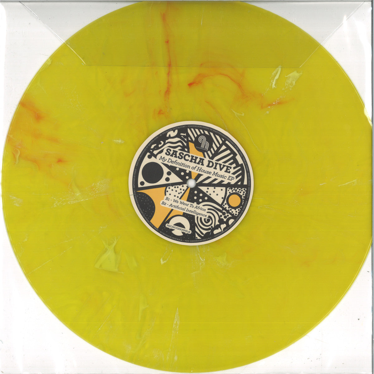 Sascha Dive - (PRESALE 9/30/26) My Definition Of House Music (YELLOW VINYL 12" Phonogramme) | NEW - DEEP HOUSE *NEW/COLOR*