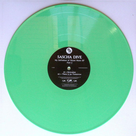 Sascha Dive - (PRESALE 9/30/26) My Definition of House Music Vol. 2 (GREEN VINYL 12" Phonogramme) | NEW - DEEP HOUSE *NEW/COLOR*