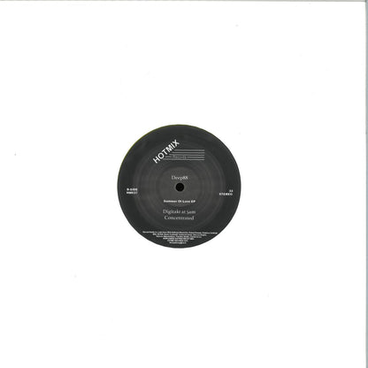 Deep88 - Summer Of Love (YELLOW VINYL 12" HotMix) | NEW - DEEP HOUSE *NEW/COLOR*