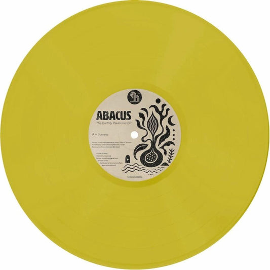 Abacus - (PRESALE 11/30/26) The Earthly Pleasures (YELLOW VINYL 12" Phonogramme) | NEW - DEEP HOUSE *NEW/COLOR*