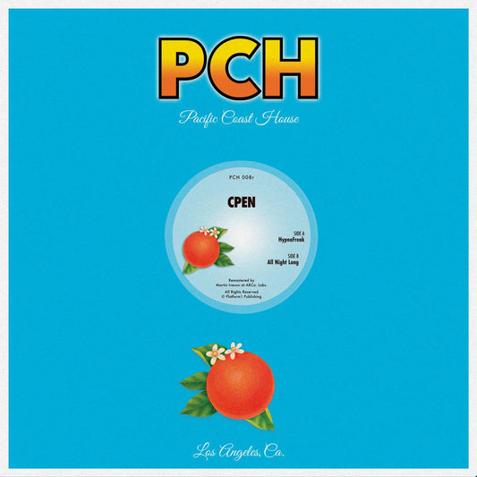 Cpen - (PRESALE 10/30/26) Hypno Freak / All Night Long (ORANGE VINYL 12" Pacific Coast House) | NEW - DEEP HOUSE *NEW/COLOR*