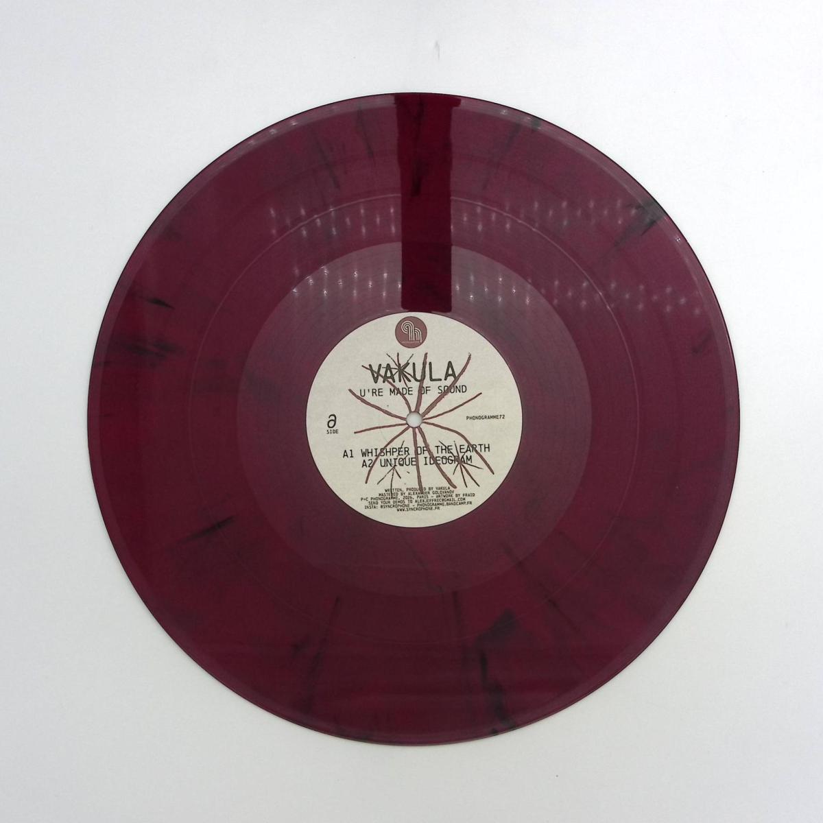 Vakula - U're Made Of Sound (RED/BLACK MARBLED VINYL 12" Phonogramme) | NEW - DEEP HOUSE *NEW/COLOR*