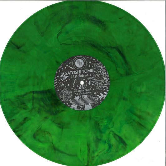 Satoshi Tomiie - 12B-dub pt. 1 (GREEN MARBLED VINYL 12" Phonogramme) | NEW Mint (M) Generic - DEEP HOUSE *NEW/COLOR*