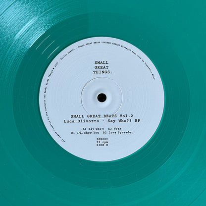 Say Who EP (COLOR VINYL) | Mint (M) Generic - DEEP HOUSE *NEW/COLOR*