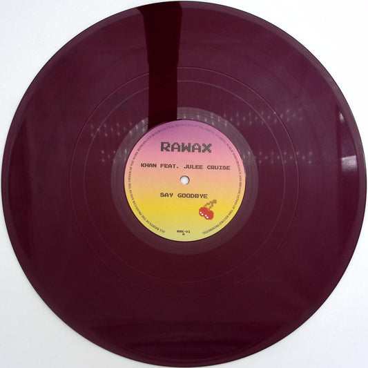 Khan feat. Julee Cruise - Say Goodbye (PURPLE VINYL 12" Rawax Records RXK-01P) | NEW Mint (M) Mint (M) - DEEP HOUSE *NEW/COLOR*